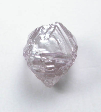 Diamond (0.25 carat pale-pink octahedral crystal) from Argyle Mine, Kimberley, Western Australia, Australia