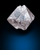 Diamond (0.65 carat pale pink-gray octahedral crystal) from Argyle Mine, Kimberley, Western Australia, Australia