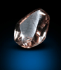 Diamond (1.14 carat cuttable brown elongated crystal) from Majhgawan Pipe, near Panna, Madhya Pradesh, India
