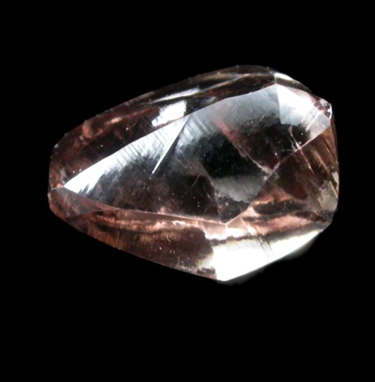 Diamond (1.14 carat cuttable brown elongated crystal) from Majhgawan Pipe, near Panna, Madhya Pradesh, India