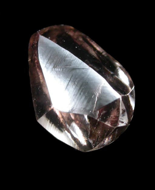 Diamond (1.14 carat cuttable brown elongated crystal) from Majhgawan Pipe, near Panna, Madhya Pradesh, India