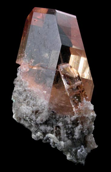 Topaz on rhyolite from Thomas Range, Juab County, Utah