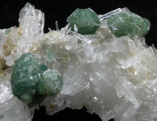 Cookeite on Quartz from Stand On Your Head Claim, Saline County, Arkansas