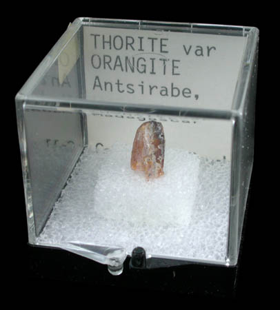 Thorite var. Orangite from Antsirabe District, Manandona Valley, Antananarivo Province, Madagascar