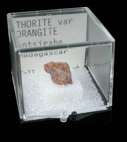 Thorite var. Orangite from Antsirabe District, Manandona Valley, Antananarivo Province, Madagascar