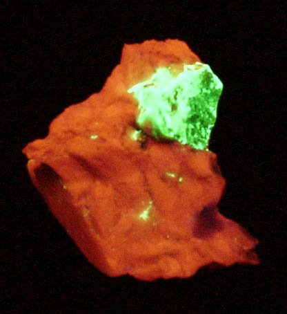 Willemite in Calcite from Sterling Mine, Ogdensburg, Sterling Hill, Sussex County, New Jersey