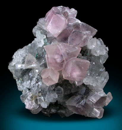 Smithsonite on Quartz from Tsumeb Mine, Otavi-Bergland District, Oshikoto, Namibia