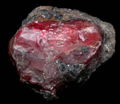 Rhodonite in Galena from Broken Hill, New South Wales, Australia