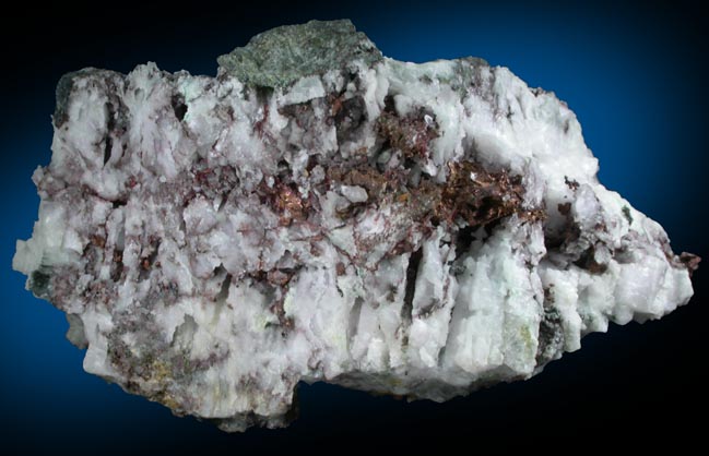 Copper in Quartz from West Ridge Quarry, Charmian, Adams County, Pennsylvania