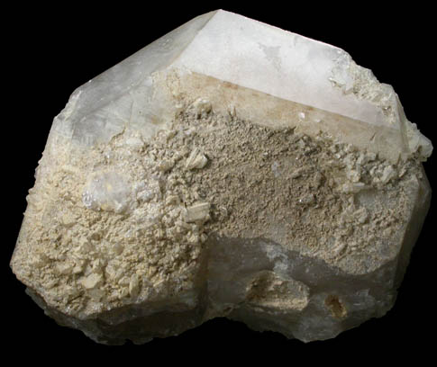Quartz with Cookeite from Bennett Quarry, Buckfield, Oxford County, Maine