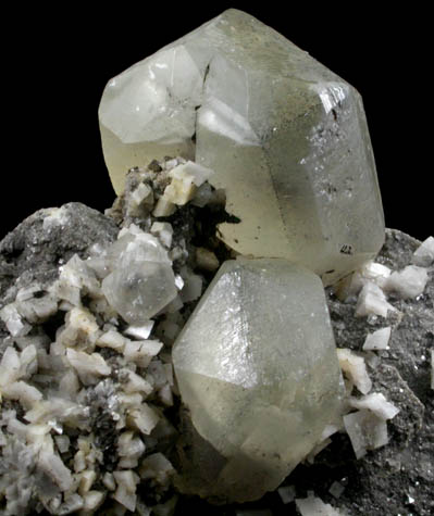 Calcite with Marcasite inclusions with Dolomite from Eastern Rock Products Quarry (Benchmark Quarry), St. Johnsville, Montgomery County, New York