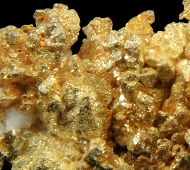 Gold (crystallized) from Round Mountain Gold Mine, 71.5 km north of Tonopah, Nye County, Nevada