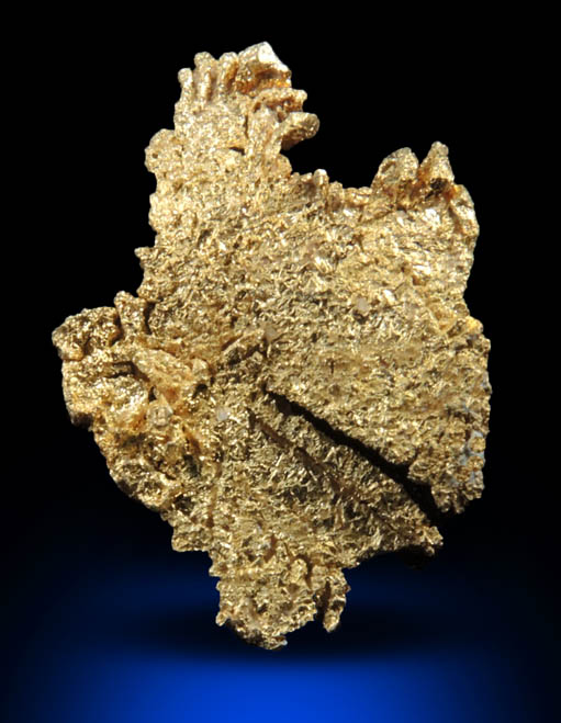 Gold from Round Mountain Gold Mine, 71.5 km north of Tonopah, Nye County, Nevada