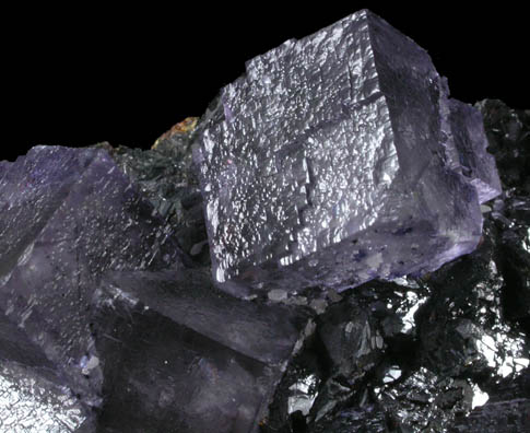 Fluorite on Sphalerite from Elmwood Mine, Carthage, Smith County, Tennessee