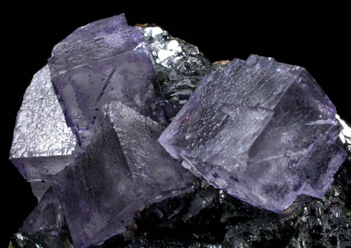 Fluorite on Sphalerite from Elmwood Mine, Carthage, Smith County, Tennessee