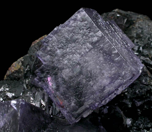 Fluorite on Sphalerite from Elmwood Mine, Carthage, Smith County, Tennessee