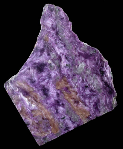 Charoite from Murunskii Massif, between the Charo and Tokko Rivers, Aldan Shield, Yakutia, Russia (Type Locality for Charoite)