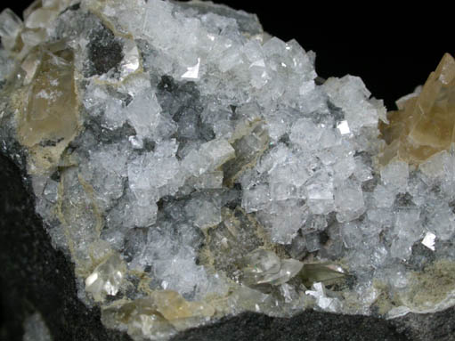 Calcite and Chabazite from Craig's Quarry, Ballymena, County Antrim, Northern Ireland