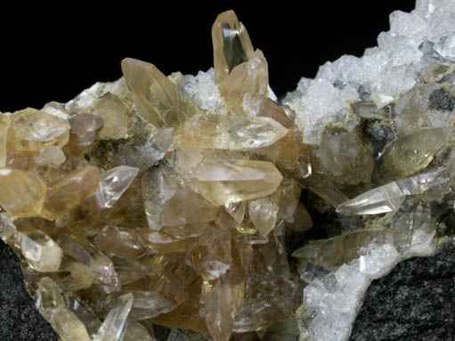 Calcite and Chabazite from Craig's Quarry, Ballymena, County Antrim, Northern Ireland