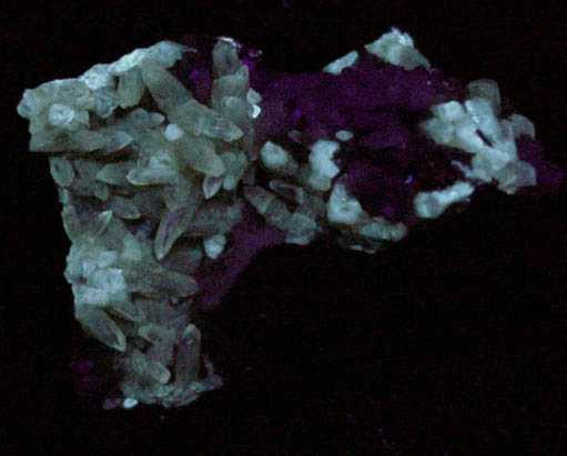 Calcite and Chabazite from Craig's Quarry, Ballymena, County Antrim, Northern Ireland