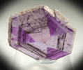 Quartz var. Amethyst (sector-zoned crystal slice) from Hyderabad District, Andhra Pradesh, India