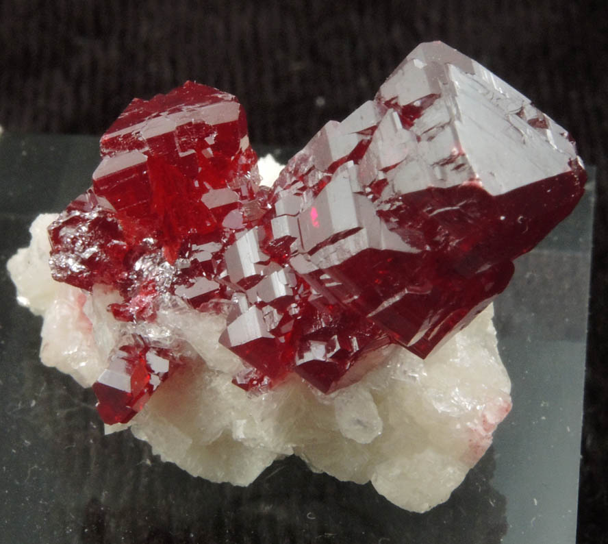 Cinnabar on Dolomite from Fenghuang, Xiangxi, Hunan, China