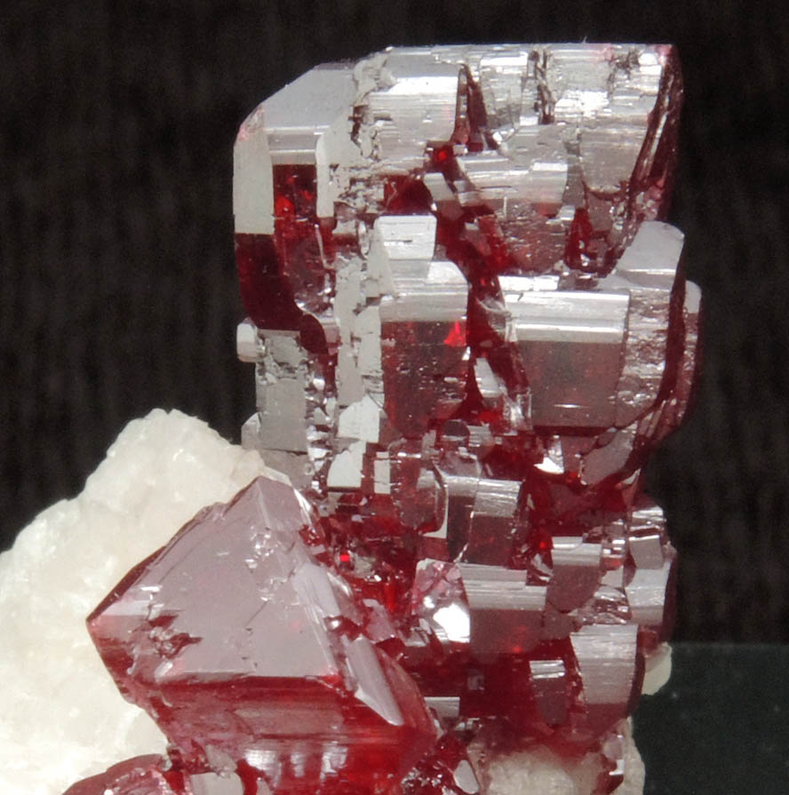 Cinnabar on Dolomite from Fenghuang, Xiangxi, Hunan, China