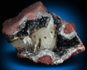 Millerite with Calcite, Quartz, Ankerite, Hematite from Sterling Mine, Antwerp, Jefferson County, New York