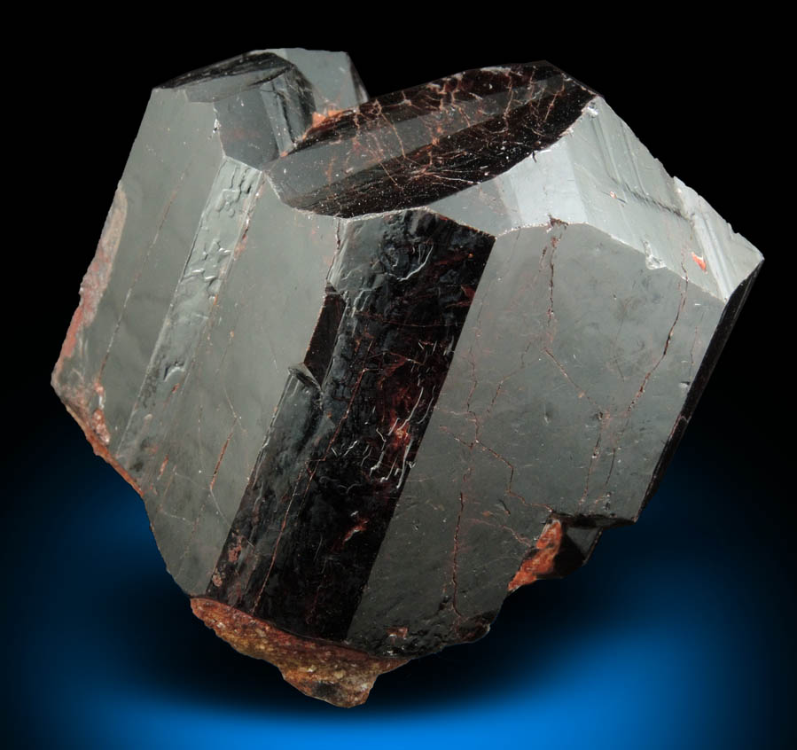 Rutile (twinned crystals) from Graves Mountain, 19.5 km east of Washington, Lincoln County, Georgia