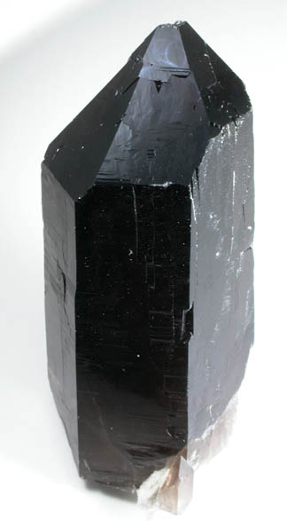 Quartz var. Smoky Quartz (Dauphin-law twinned) from Moat Mountain, west of North Conway, Carroll County, New Hampshire