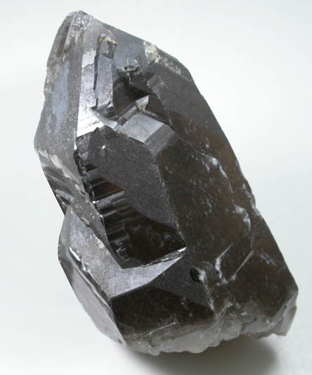 Quartz var. Smoky Quartz (Dauphin Law Twins) with Muscovite from Moat Mountain, west of North Conway, Carroll County, New Hampshire