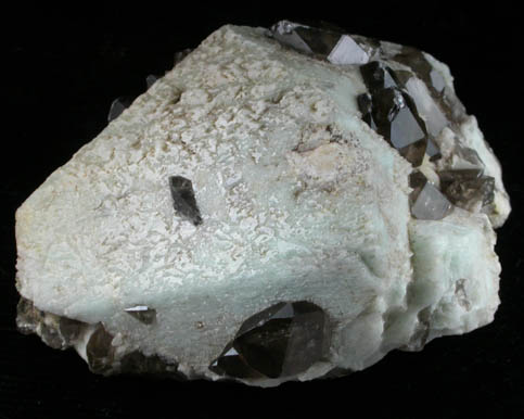 Microcline with Smoky Quartz from Moat Mountain, west of North Conway, Carroll County, New Hampshire