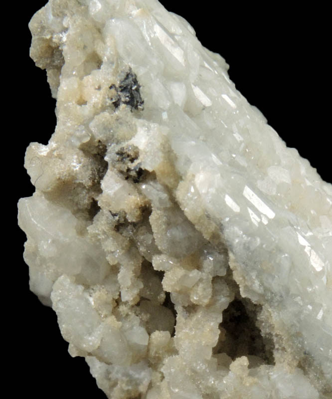 Anglesite on Cerussite from Broken Hill, New South Wales, Australia