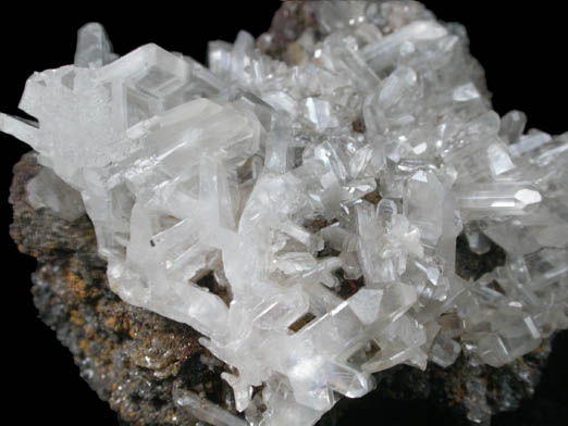 Cerussite (reticulated twinned crystals) from Tsumeb Mine, Otavi-Bergland District, Oshikoto, Namibia