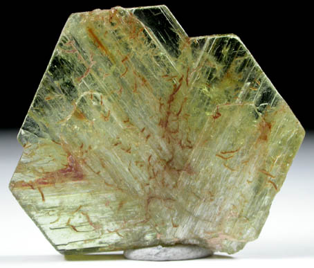 Chrysoberyl (twinned crystals) from Anjanabonoina, Betafo District, Antananarivo, Madagascar