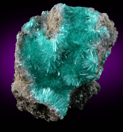 Aurichalcite from 79 Mine, Banner District, near Hayden, Gila County, Arizona