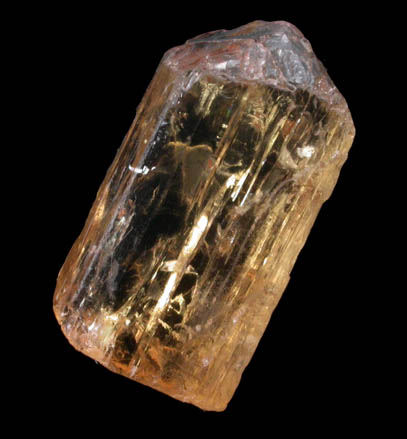 Topaz var. Imperial Topaz from Ouro Preto, Minas Gerais, Brazil