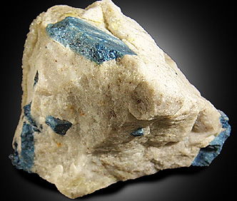 Lazulite from Graves Mountain, Lincoln County, Georgia