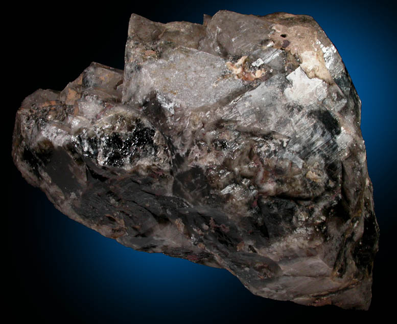 Quartz var. Smoky Quartz from Hobbs Brook, east slope of Blue Mountain, Albany, Carroll County, New Hampshire