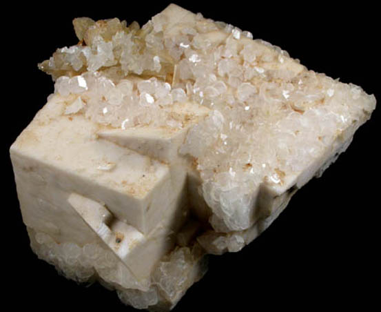 Dolomite with Calcite and Quartz from Trepca District, 10 km east of Kosozska Mitrovica, Kosovo