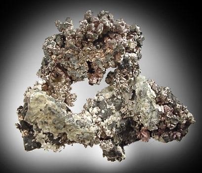 Silver and Acanthite from Andres del Rio District, Batopilas, Chihuahua, Mexico