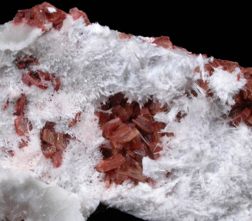 Mordenite on Heulandite from Tod Head Point, Buchan Grampian, Scotland