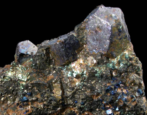 Cobaltite in Pyrite-Chalcopyrite from Pelle mine, Riddarhyttan, Vstmanland, Sweden