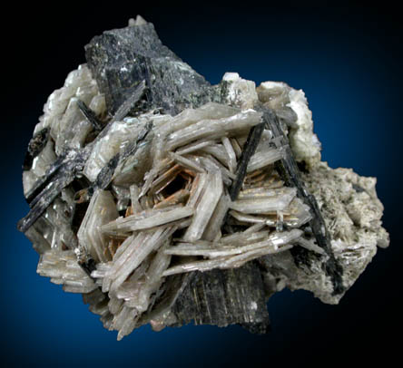 Catapleiite and Aegirine from Mont Saint-Hilaire, Qubec, Canada