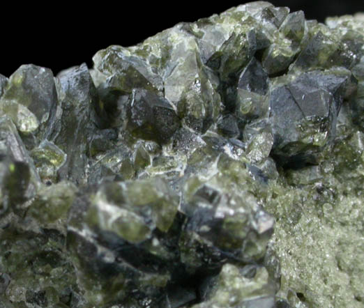 Diopside-Augite var. Fassaite from Case Collina, Pitigliano, Grosseto Province, Tuscany, Italy