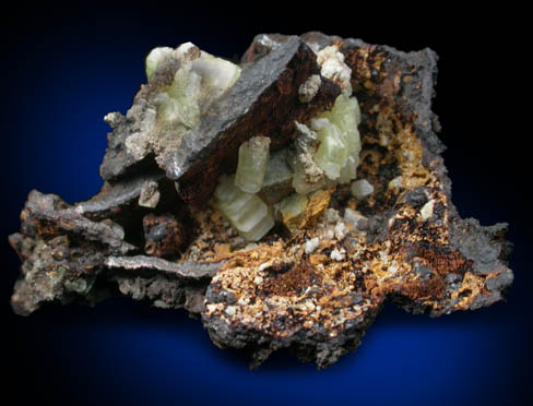 Cerussite var. Chrome-Cerussite from Adelaide Mine, Dundas, Tasmania, Australia