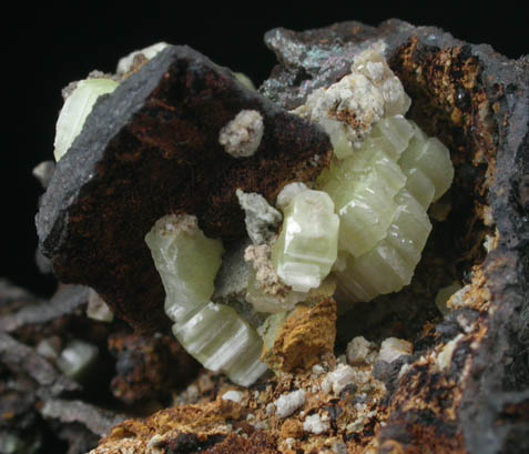 Cerussite var. Chrome-Cerussite from Adelaide Mine, Dundas, Tasmania, Australia