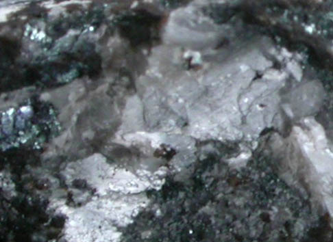 Crookesite in Berzelianite from Bukov Mine, Moravia, Czech Republic