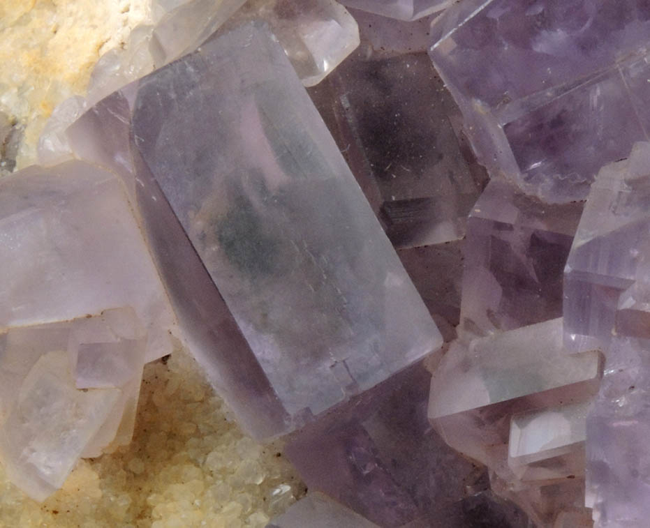 Fluorite on Quartz from Caravia-Berbes District, Asturias, Spain