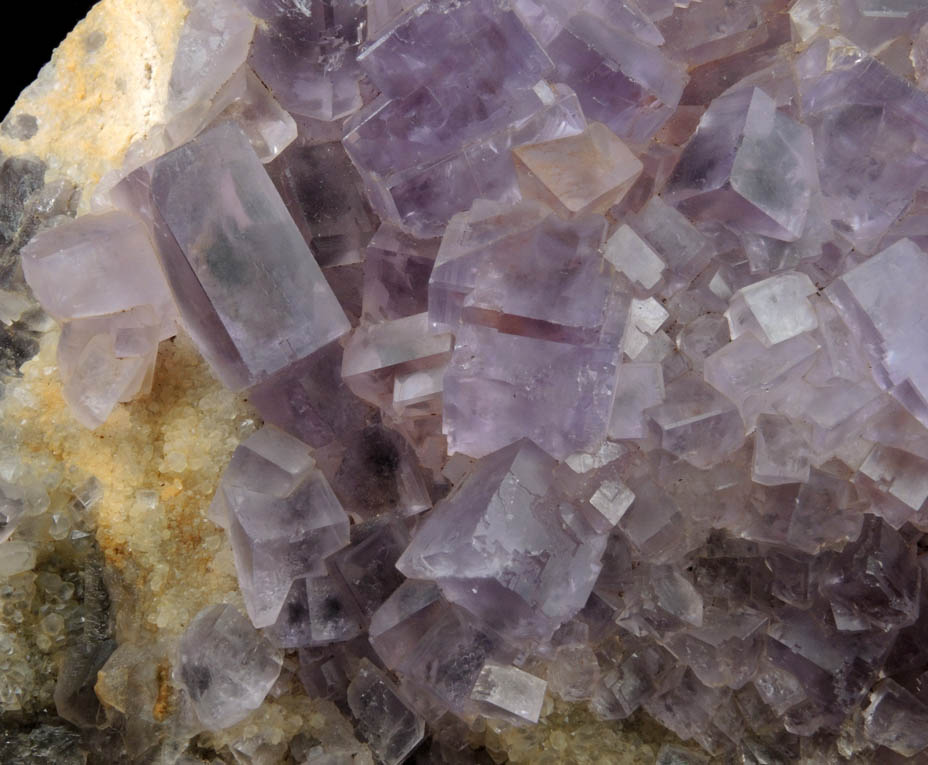 Fluorite on Quartz from Caravia-Berbes District, Asturias, Spain